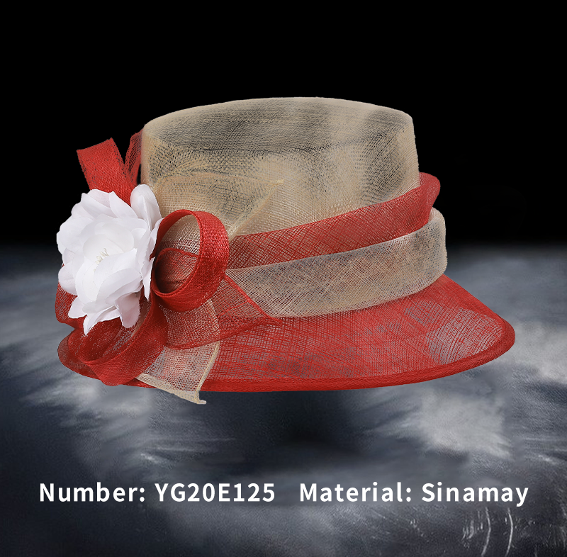 果洛麻纱礼帽(YG20E125)